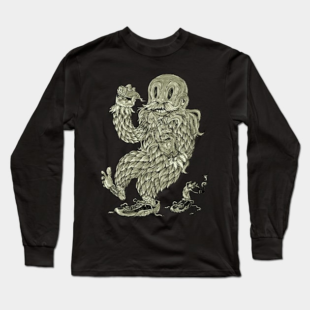 Father Time Long Sleeve T-Shirt by BeeryMethod